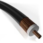 Coaxial cable in a cross-sectional representation.